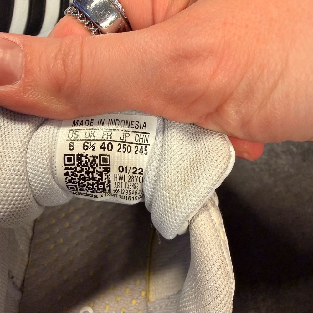 adidas Grand Court sneakers white and black size 8 - Picture 5 of 5